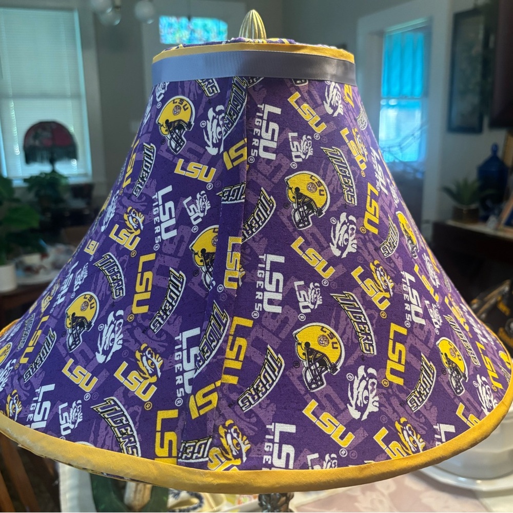 LSU Tigers Purple and Gold Lamp Shade